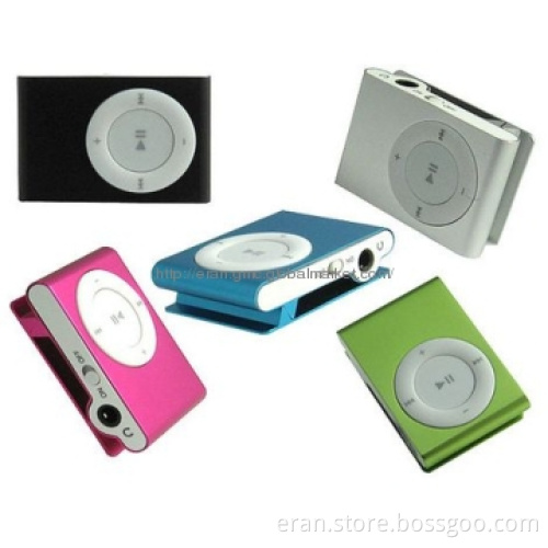 Clip MP3 Player with TF Card Slot, Gift MP3, Colorful iPod